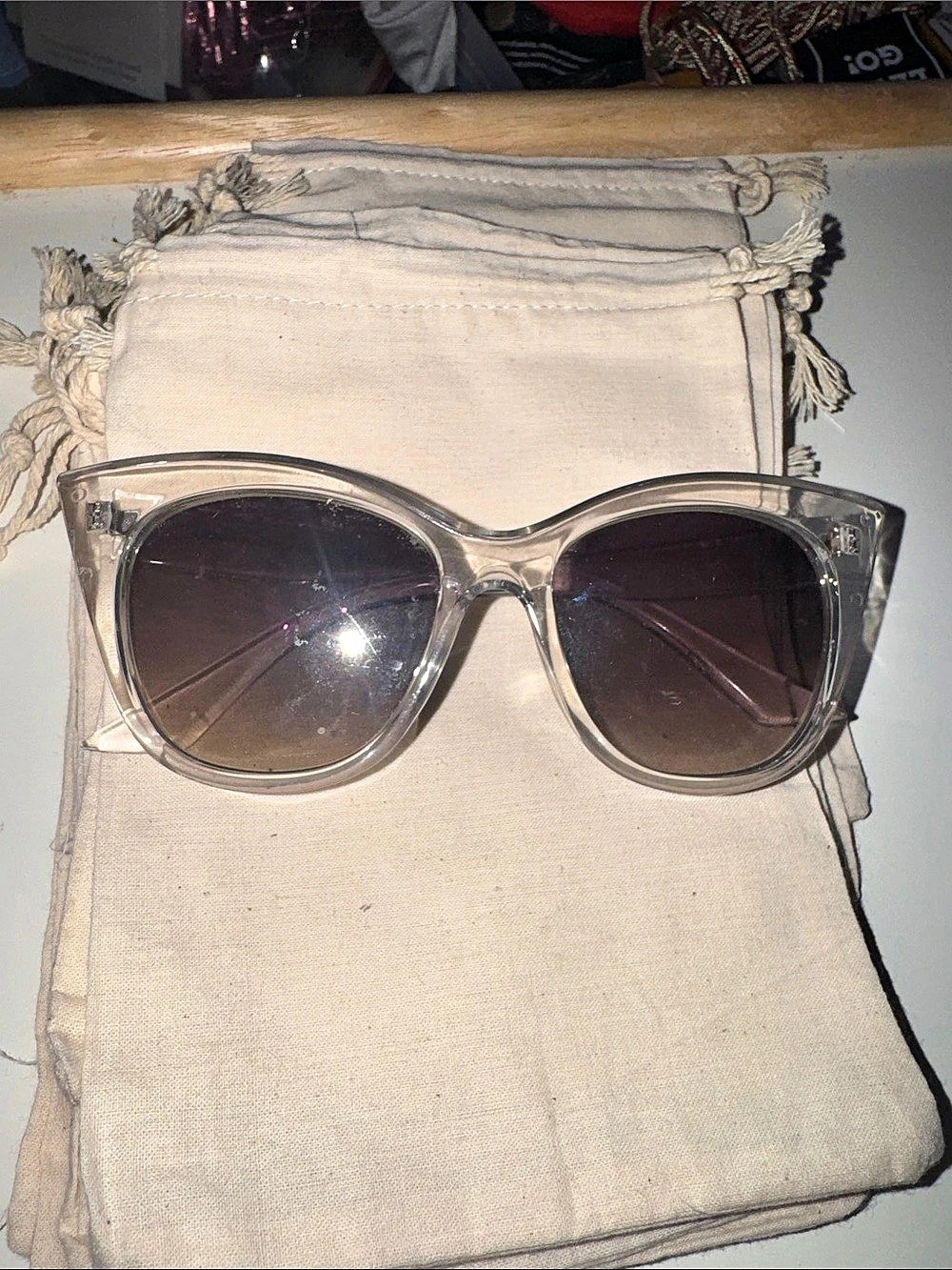 Clear Frame Sunglasses